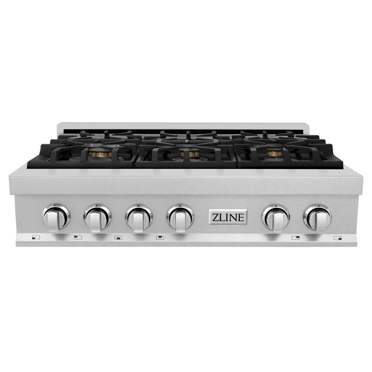 36 in. Stainless Steel Gas Rangetop with 6 Brass Burners H961
