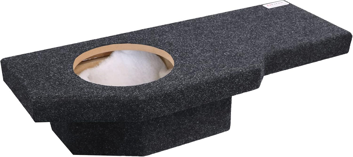 Charcoal 10 Inch Sealed Carpeted Subwoofer Enclosure F677