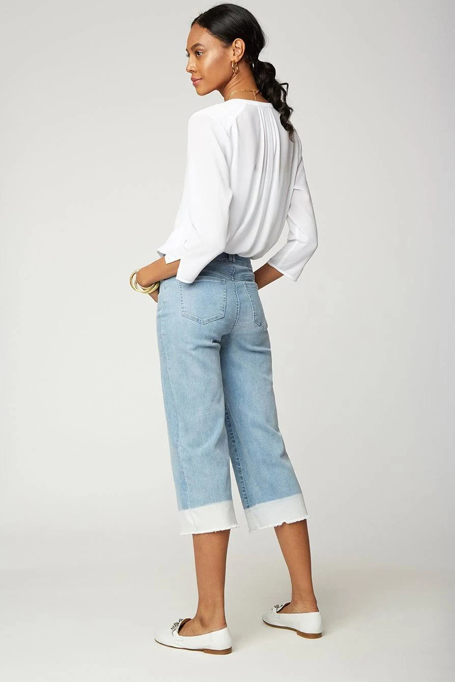 Wide Leg Capri Jean H918344
