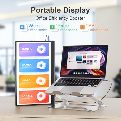 15.6-inch FHD 1080P HDR IPS Portable Monitor with Kickstand & Speakers USB-C HDMI A392099
