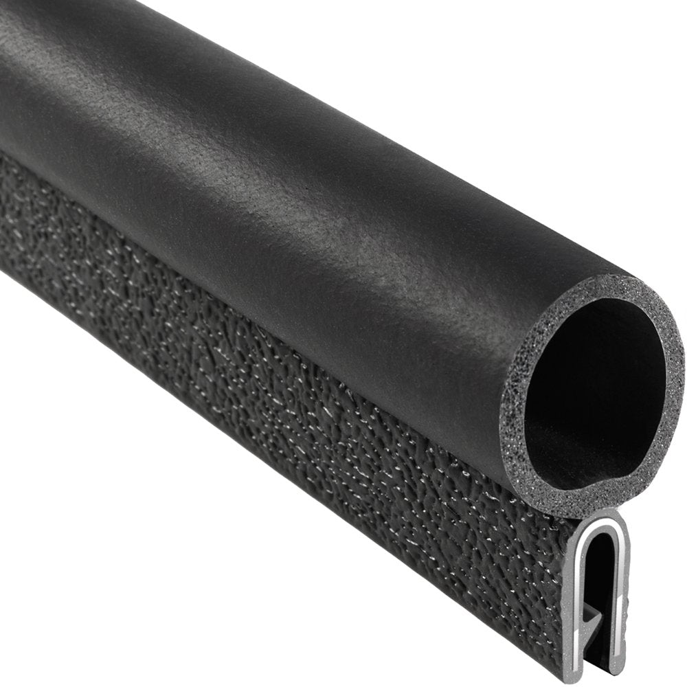 PVC Trim Seal with EPDM Rubber Bulb, 25' Length R8357
