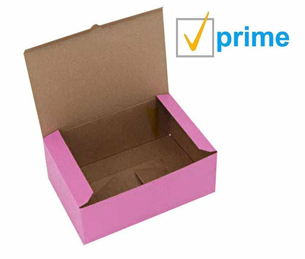 750 Pack Pink Cardboard Pastry Boxes V30469