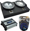 Dual 12 Sub Box Subwoofer Enclosure & 800W Amplifier U7371
