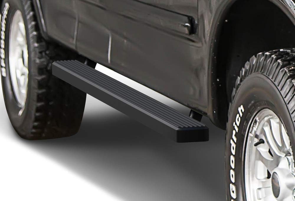 4in Black Running Boards D639