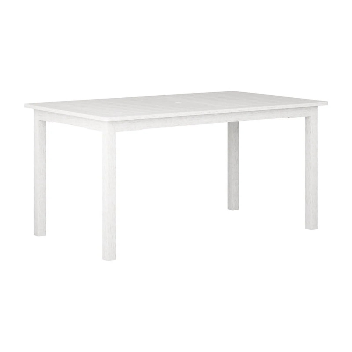White Washed Wood 5pc Outdoor Dining Set S1824