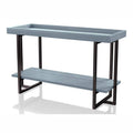 Antique Blue Wood Console Table R698