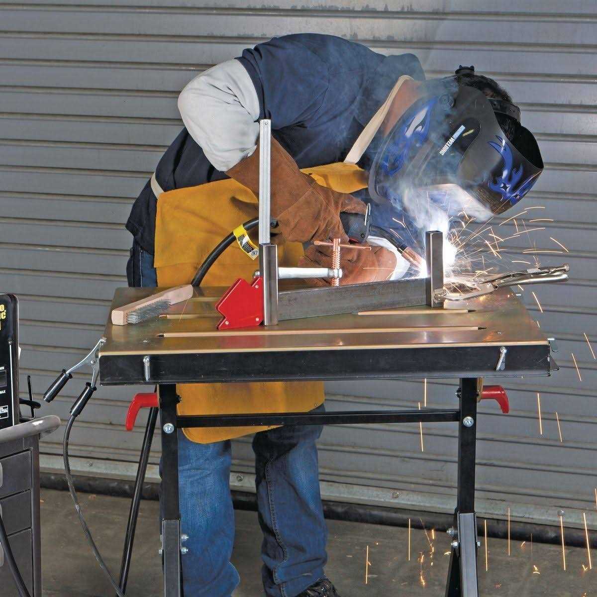 Adjustable Steel Welding Table D91519