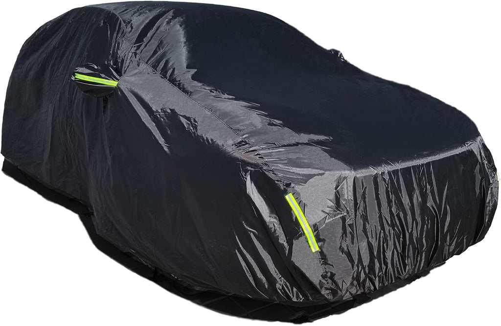 Black Full Car Cover 210D Oxford U30271