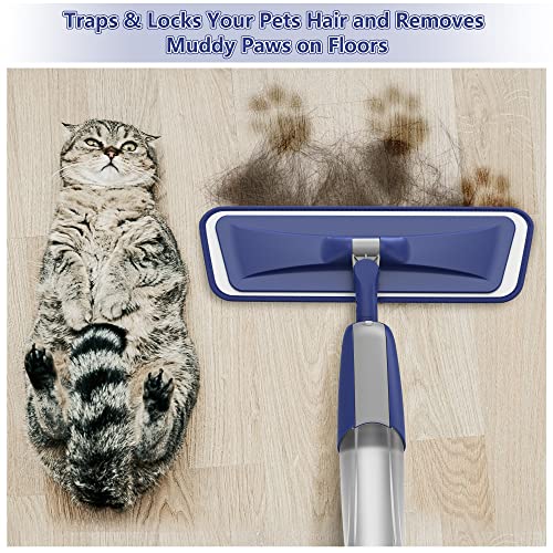 Wet Mops with 5X Washable Pads Spray Mops for Hardwood Floor Cleaning with 2X Bottles R879