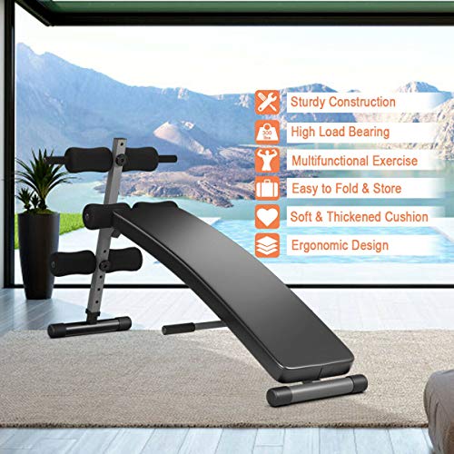 Adjustable Decline Ab Bench T7928