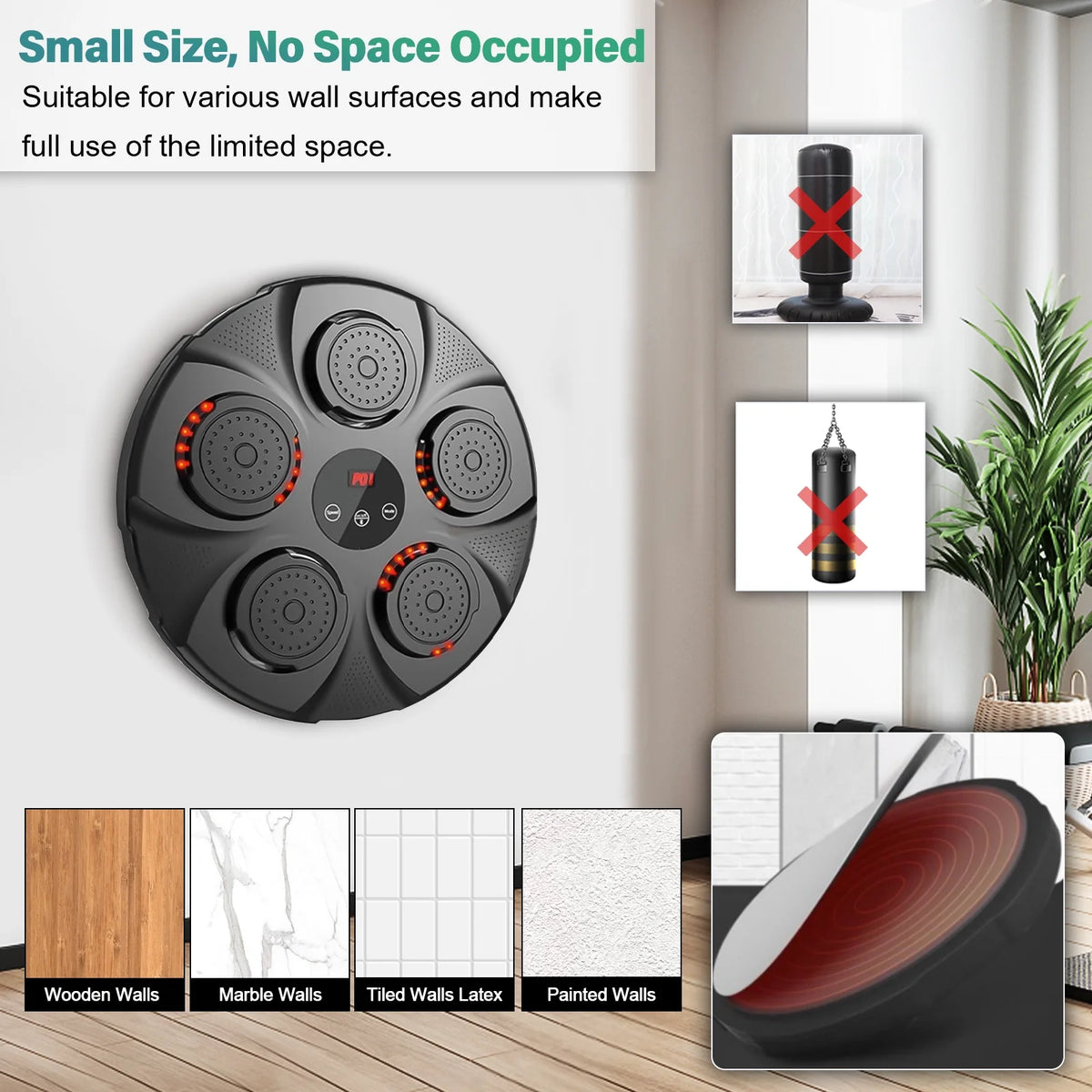 Smart Bluetooth Boxing Machine with Boxing gloves C983761