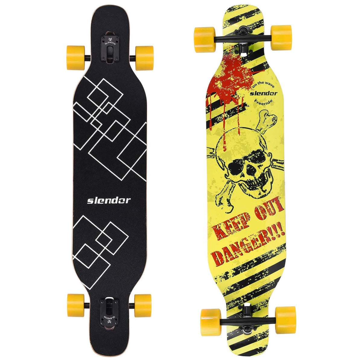 42 inch Maple Drop Through Longboard Skateboard L52888
