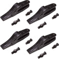 4pc Bucket Teeth Set with Bolt Nut V636435