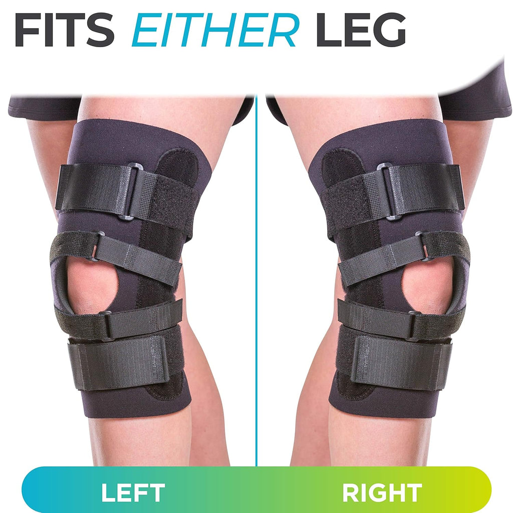 J Patella Knee Brace with Support Straps (Large) F56683