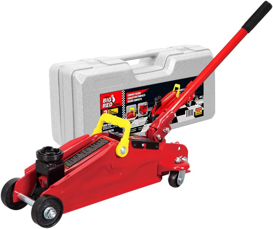1.5 Ton Hydraulic Trolley Floor Jack with Storage Case B948
