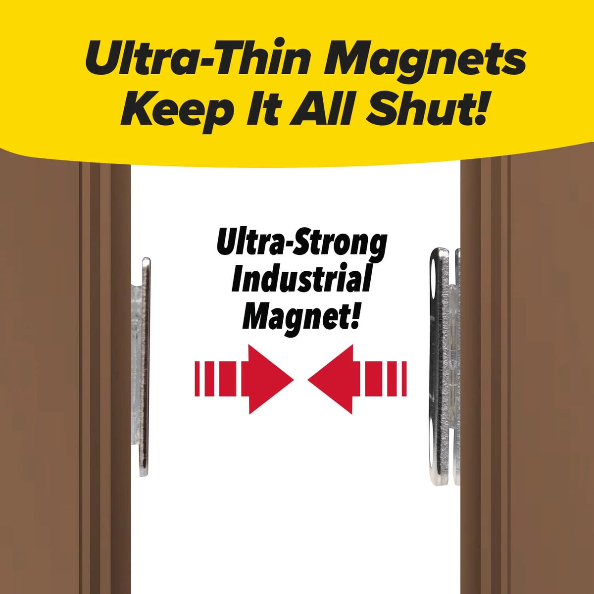 8 Pack Ultra-Thin Magnetic Plates B577