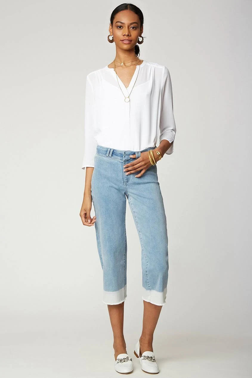 Wide Leg Capri Jean H918344