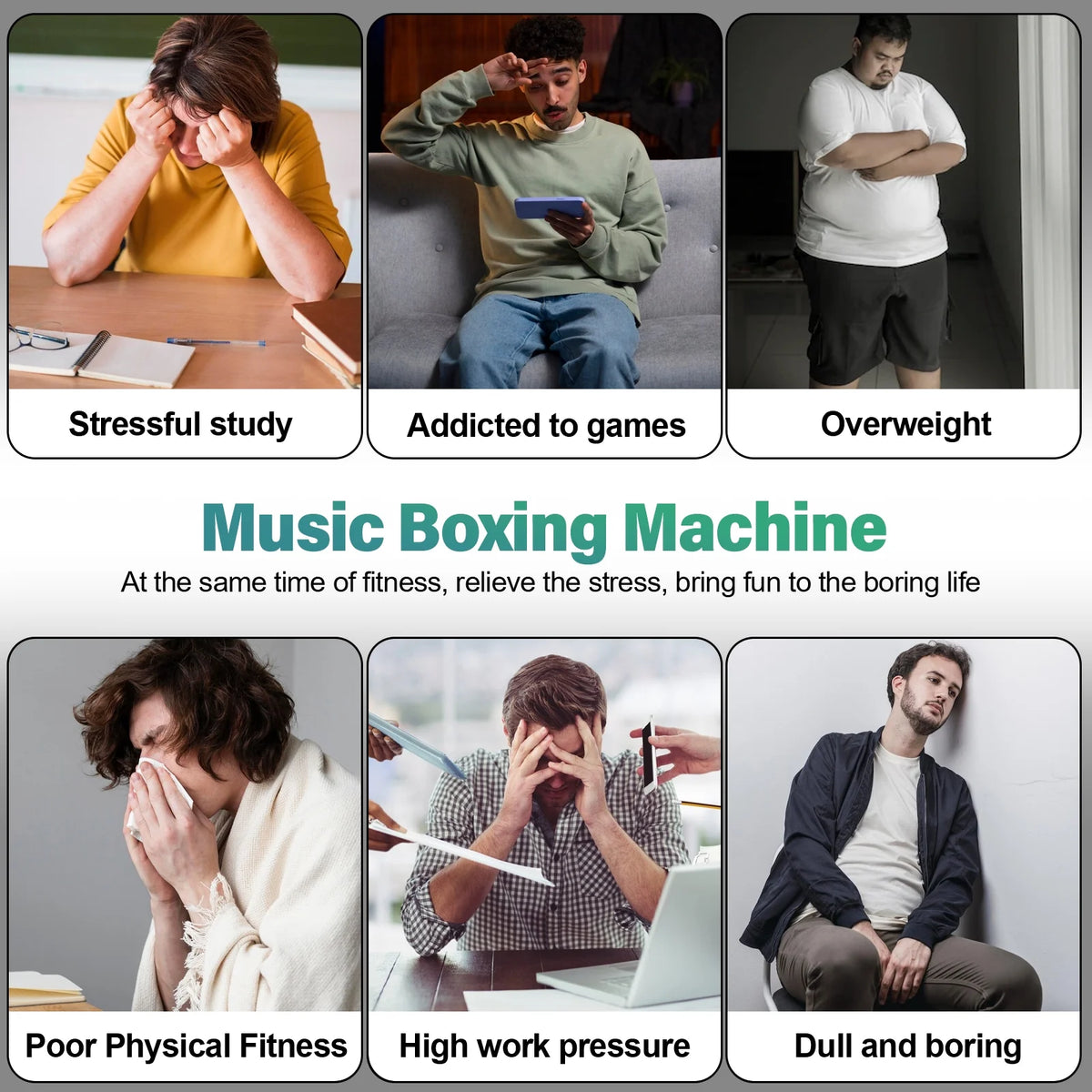Smart Bluetooth Boxing Machine with Boxing gloves C983761