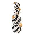 Black and White Checkered Resin Snowman Christmas Decorations Q547560