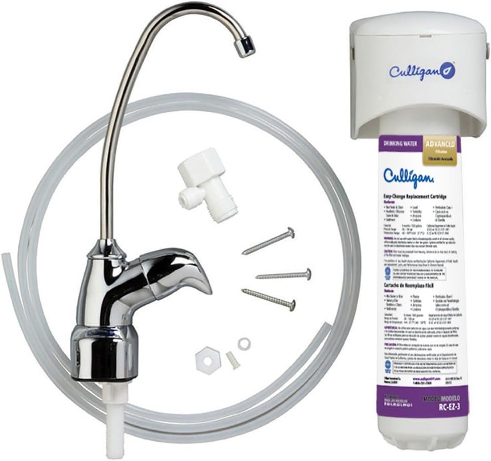 Under-Sink Drinking Water Filtration System with Faucet F1038