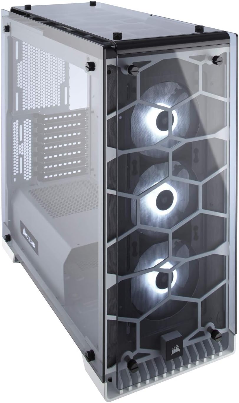 Black Mid-Tower Case with 3 RGB Fans K617