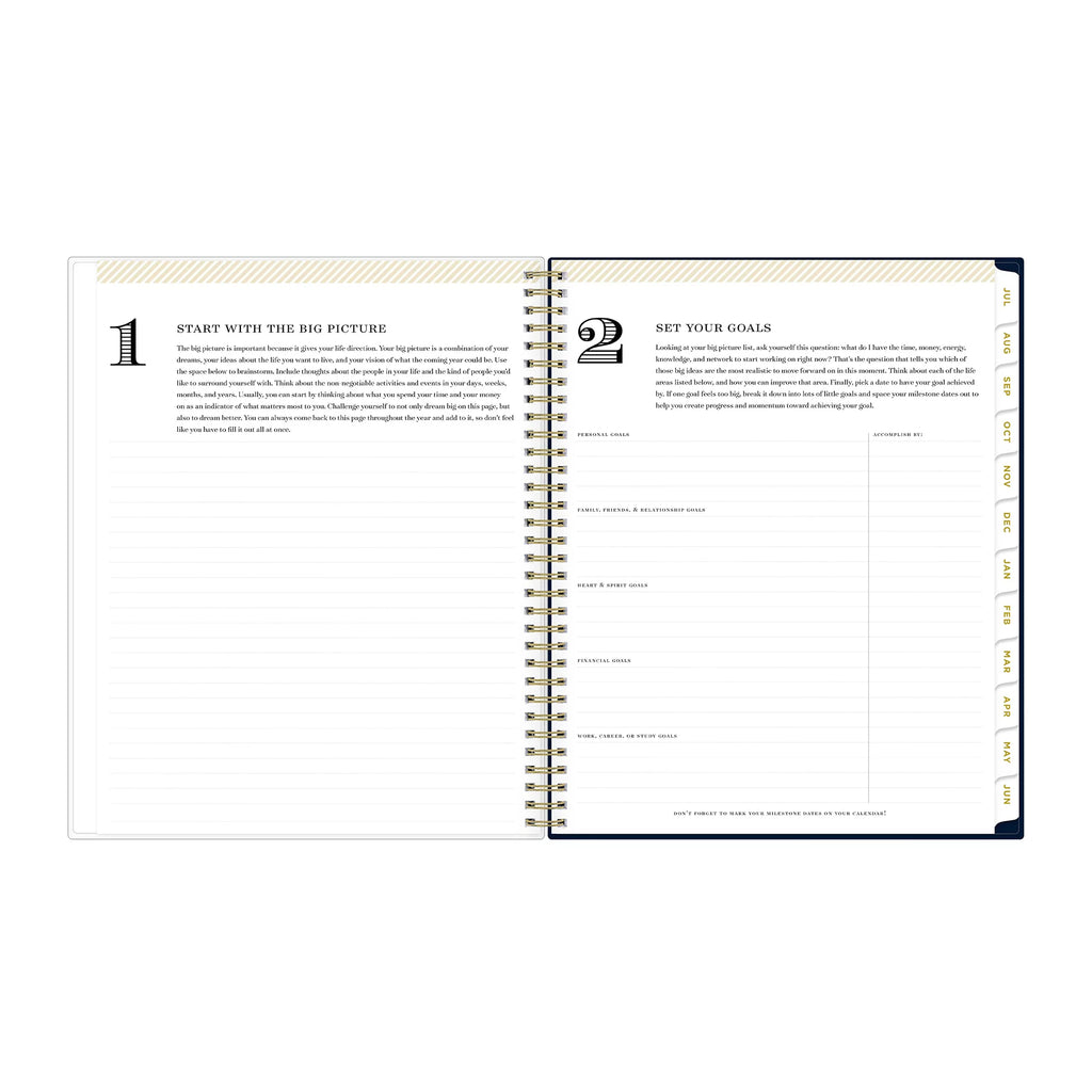 8.5x11 Weekly Monthly Planner Z657