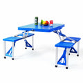 Folding Camping Table and Bench Set I98430