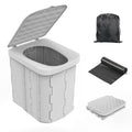 Portable Folding Toilet with Lid M986538