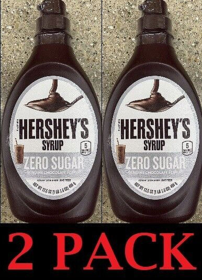 2 PACK 17.5 Oz Zero Sugar Chocolate Flavor Syrup V306