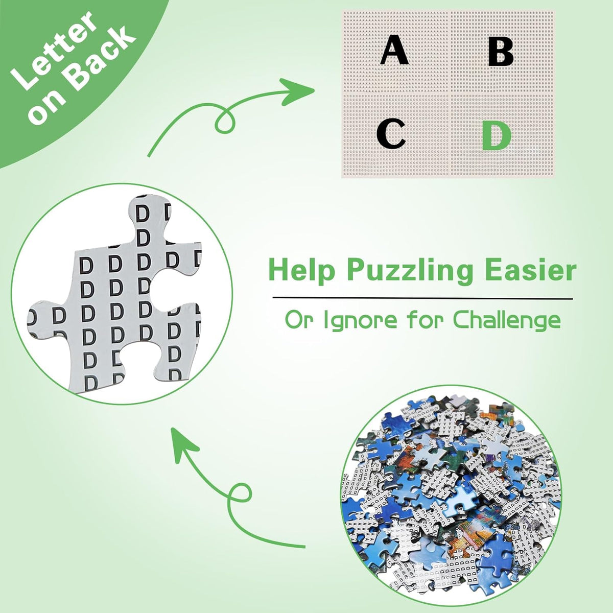 1000 Pieces Jigsaw Puzzle with Poster W141
