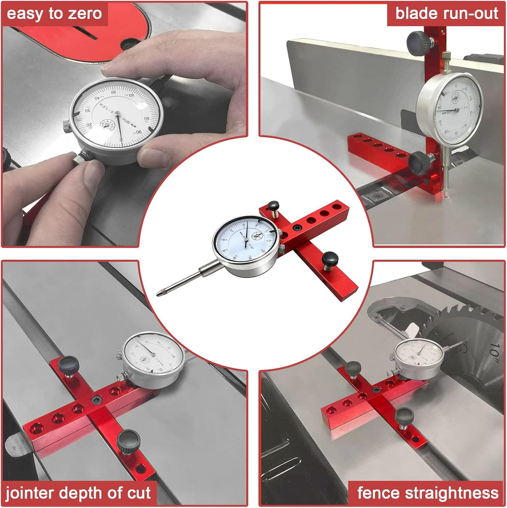 Adjustable Table Saw Dial Indicator Gauge F458454
