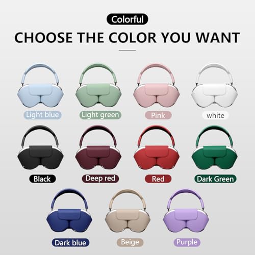 Black PU Leather Carrying Case for Headphones P713