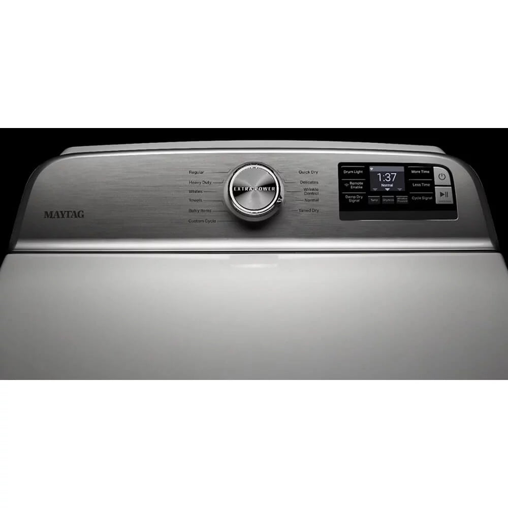 27" Wide 7.4 Cu. Ft. Gas Dryer White L458