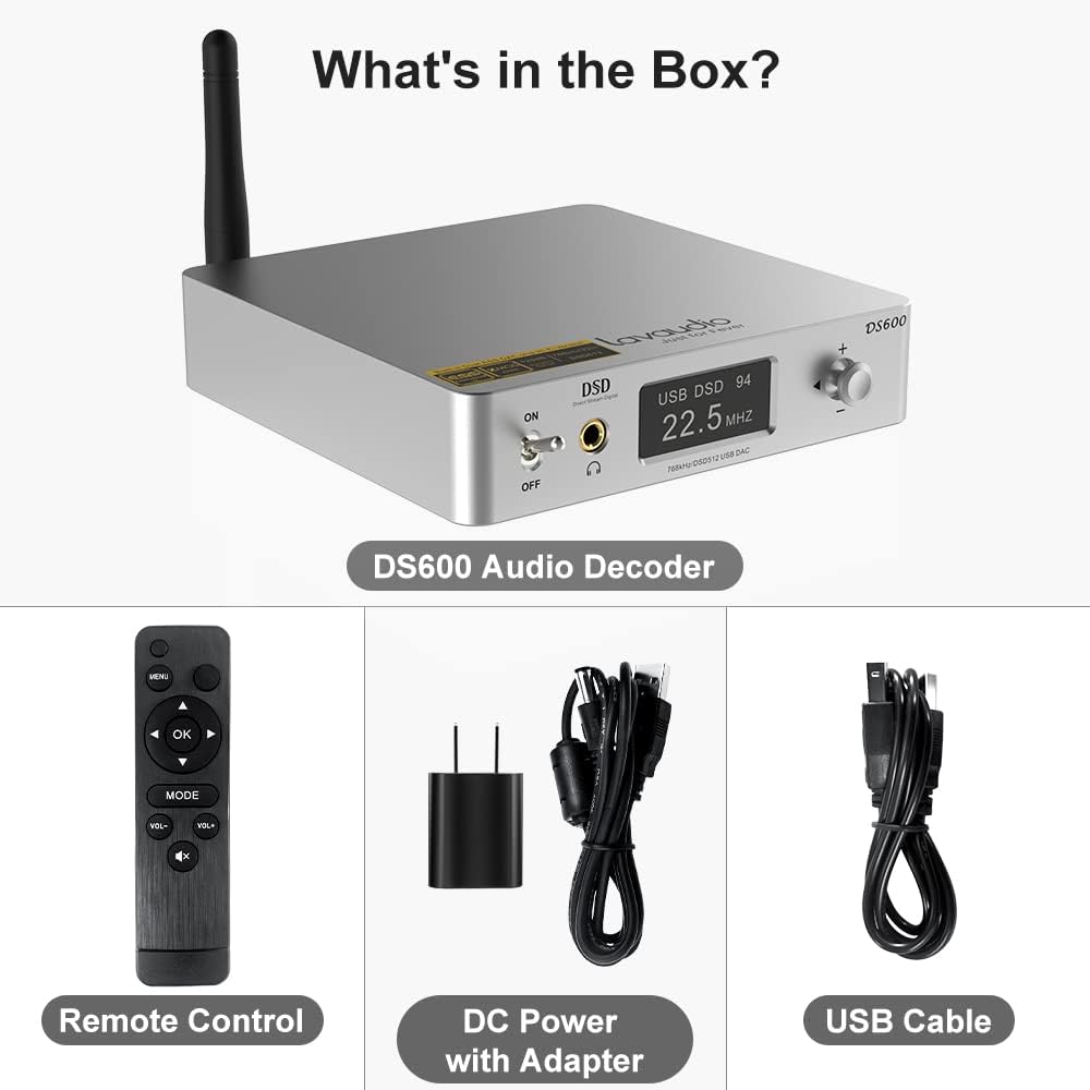 HiFi DAC & Headphone Amplifier with Remote Control H772