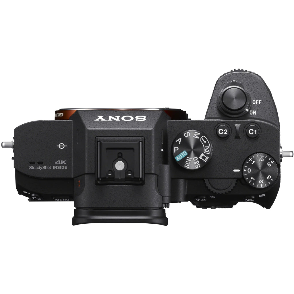 Full Frame Mirrorless Interchangeable Lens Camera Body Bundle with Travel Bag, 2x 64GB Memory Cards, and Accessories (18 Items) S334