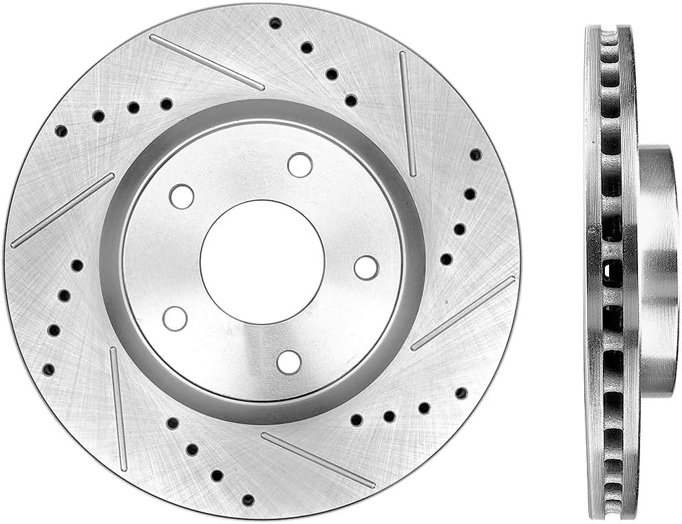 Drilled & Slotted 5 Lug Rotors T1395