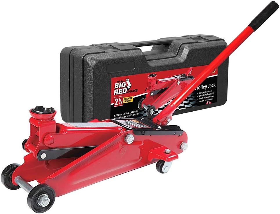1.5 Ton Hydraulic Trolley Floor Jack with Storage Case B948