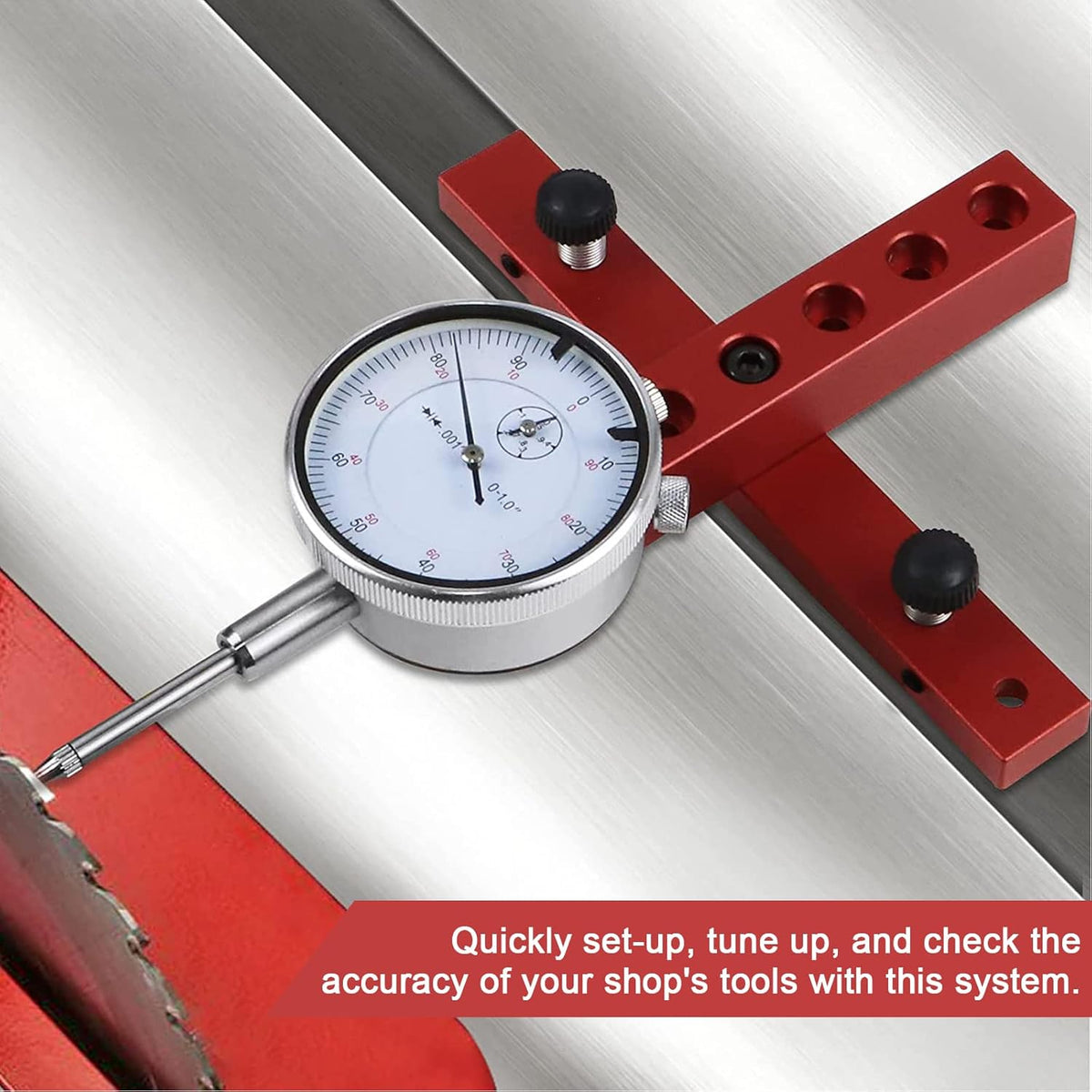 Adjustable Table Saw Dial Indicator Gauge F458454