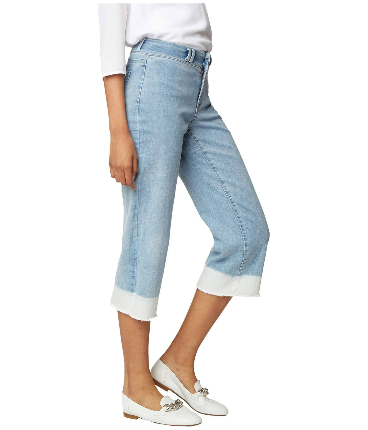 Wide Leg Capri Jean H918344