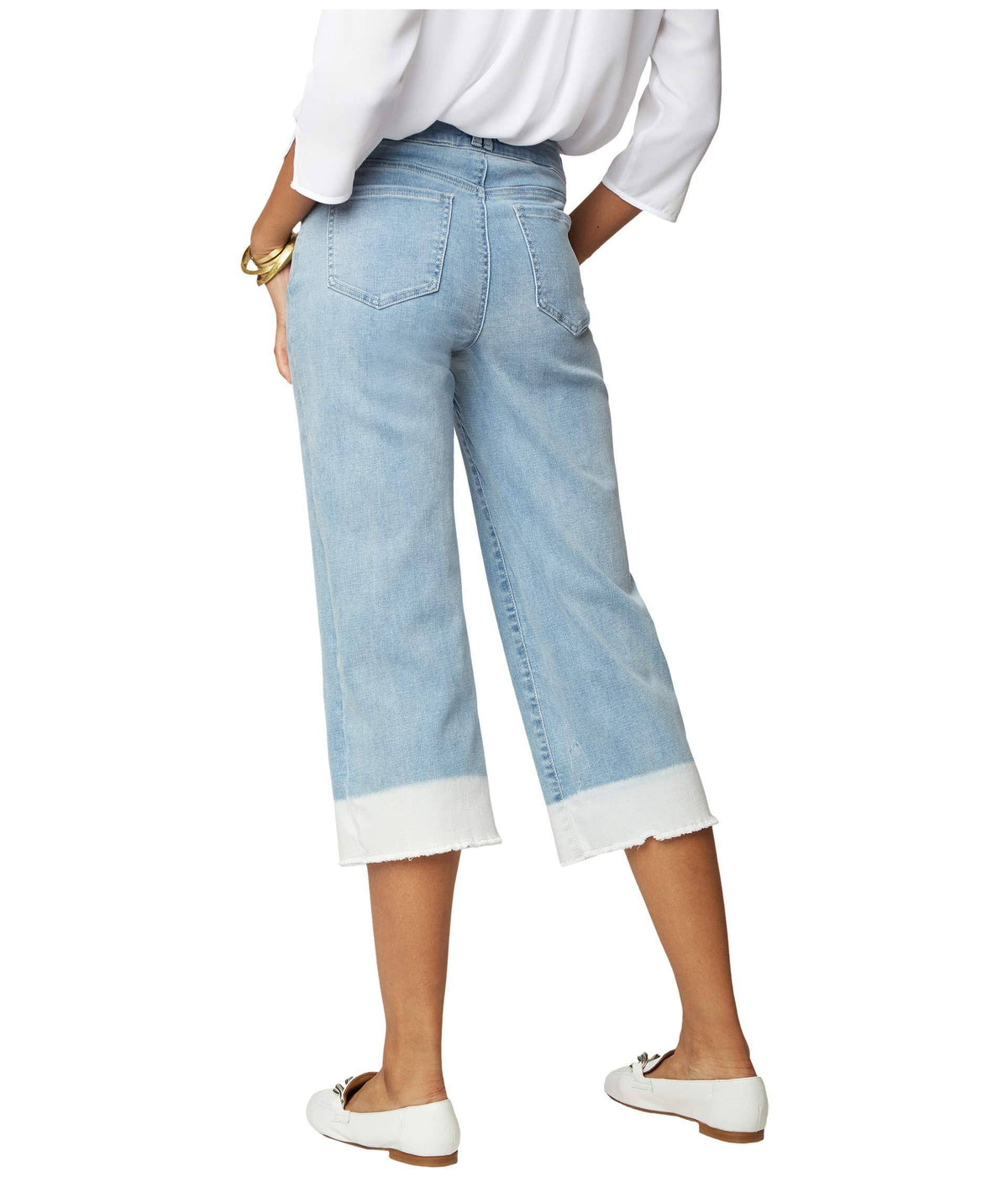 Wide Leg Capri Jean H918344