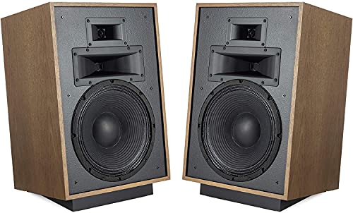 Distressed Oak Floorstanding Speaker Pair Y56957