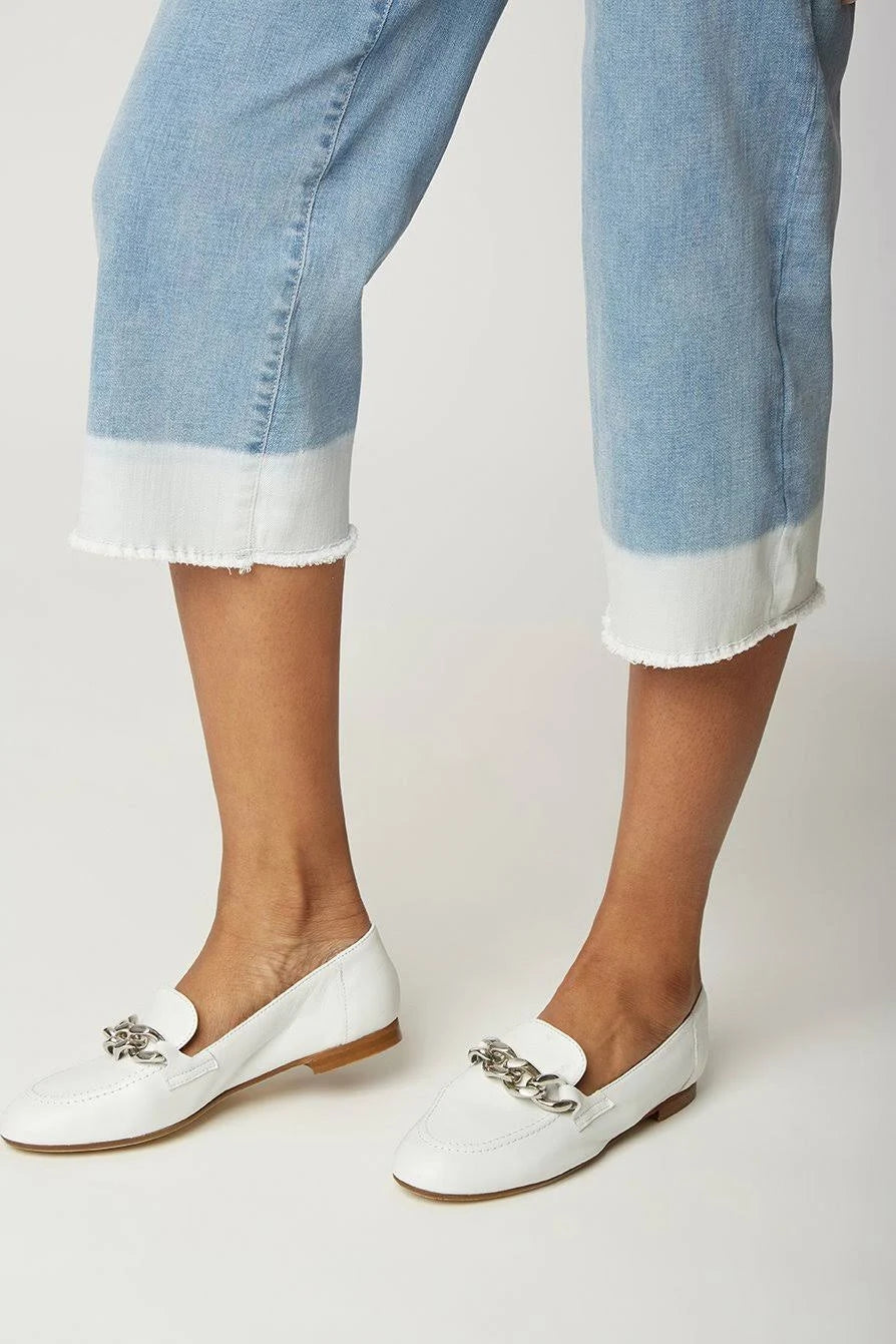 Wide Leg Capri Jean H918344