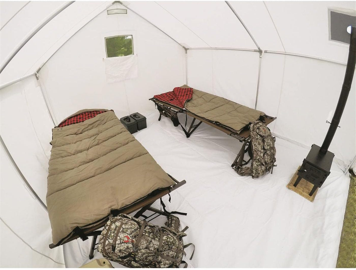 10x12' Canvas Wall Tent with Frame Z6923