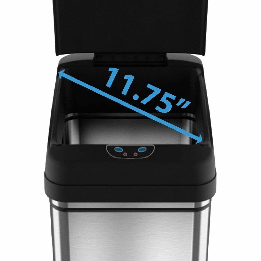 13 Gallon Automatic Touchless Sensor Kitchen Trash Can M2776