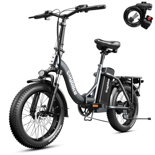 1000W Foldable Electric Bike, 48V 15Ah Removable Battery, 20" Fat Tire, 7 Speed K20679