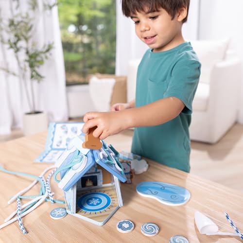 Wooden Gingerbread House Play Set I719