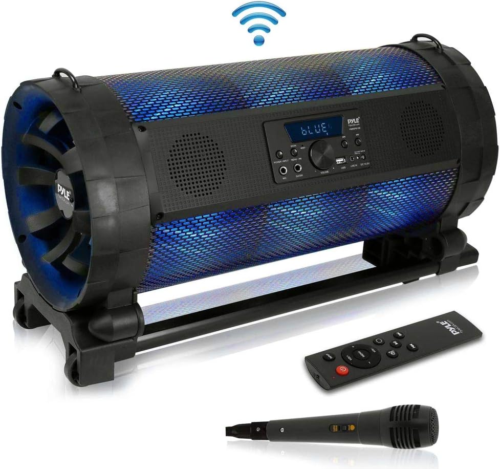 500W 2.1Ch Rechargeable Bluetooth Boombox Speaker with LED T912