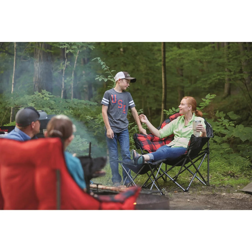 Oversized Folding Camping Chair with Padded Seats, 500-lb. Capacity Q128133