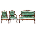 1:12 Scale 3Pcs Simulation Armchairs Sofa Chair F322334