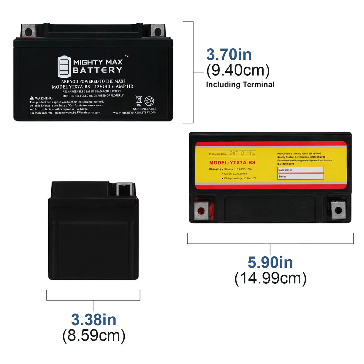 12V Replacement Battery with 1Amp Charger X512453